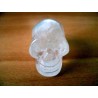 Crâne Cristal de Roche Naturel – Sculpture Quartz