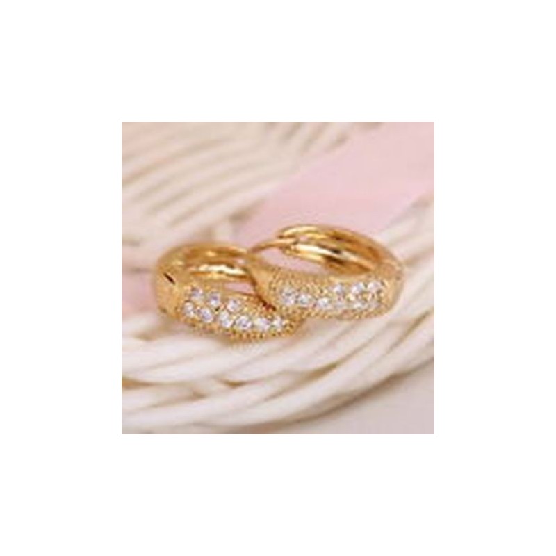 Boucles clou d'oreilles en cristal